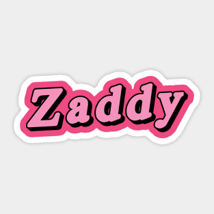 Zaddy Sticker